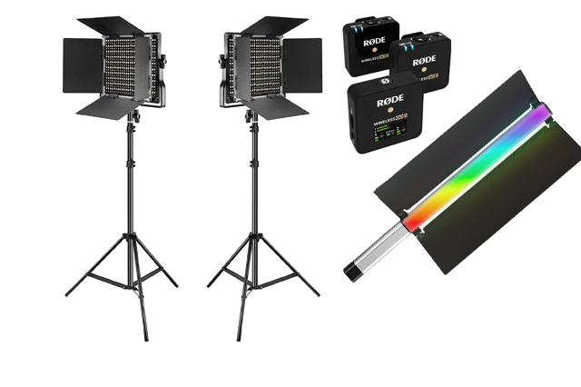RGB LED lempos nuoma filmavimui ir fotosesijoms Vilniuje