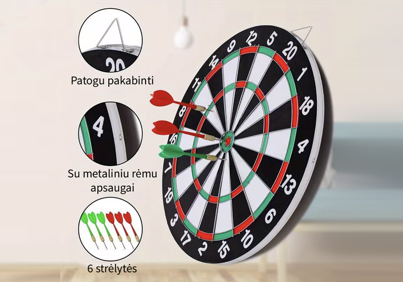Dartų žaidimo nuoma renginiams Vilniuje